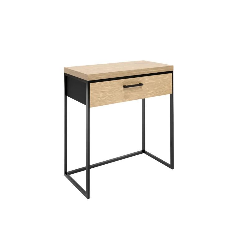 Szafka Baltica Design pod umywalkę nablatową ARIEN 75x43 cm czarny/dąb 1 szt
