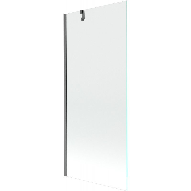 Parawan nawannowy Mexen Next transparent gun gray 80x150 cm 1 szt.