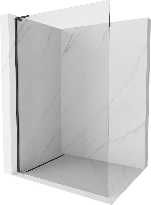 Ścianka prysznicowa walk-in Mexen Kioto L czarna 85x200 cm 1 szt.