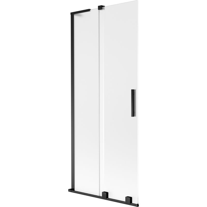 Parawan nawannowy ruchomy Mexen Velar L szron czarny 85x150 cm 1 szt.