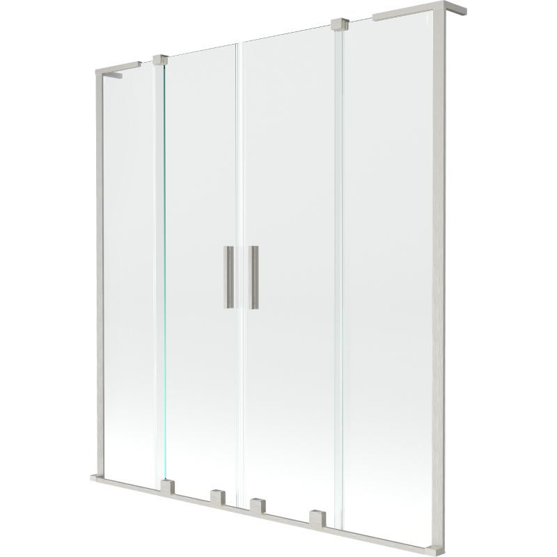 Parawan nawannowy ruchomy Mexen Velar L transparent 140x150 cm 1 szt.
