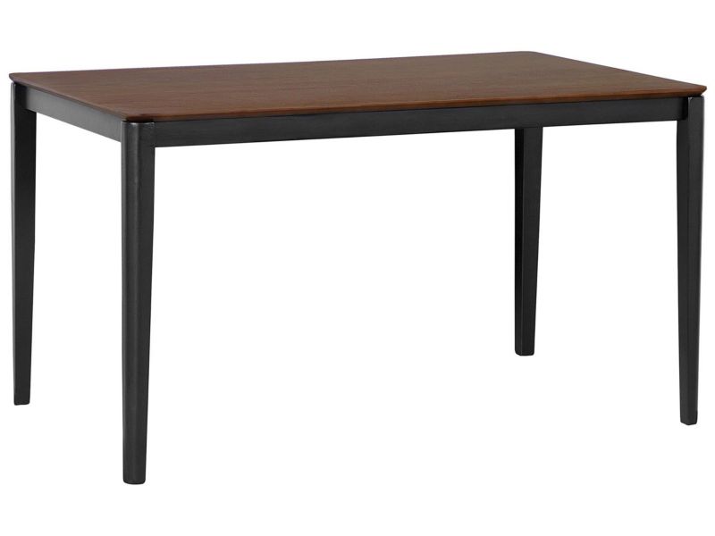 Stół do jadalni Cedar 80 cm 135 cm Imitacja drewna Ciemne drewno 1 szt.