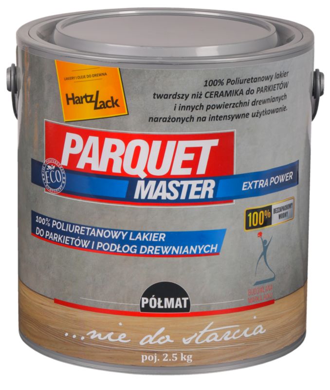 Lakier HartzLack Parquet Master połysk 2,5 l