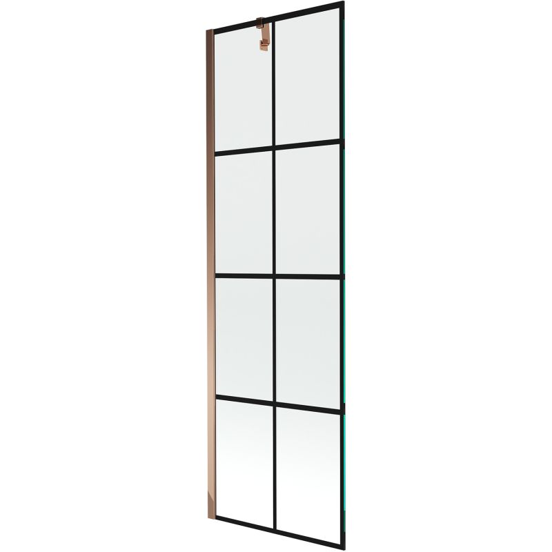 Parawan nawannowy Mexen Next czarny wzór 60 x 150 cm 1 szt.