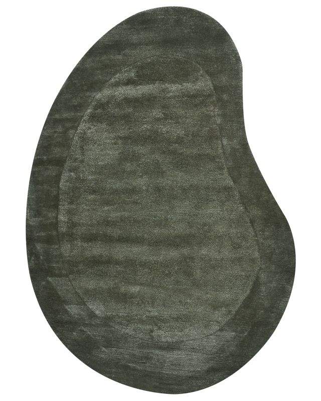 Dywan z wiskozy 160 x 230 cm zielony Masso 1 szt.