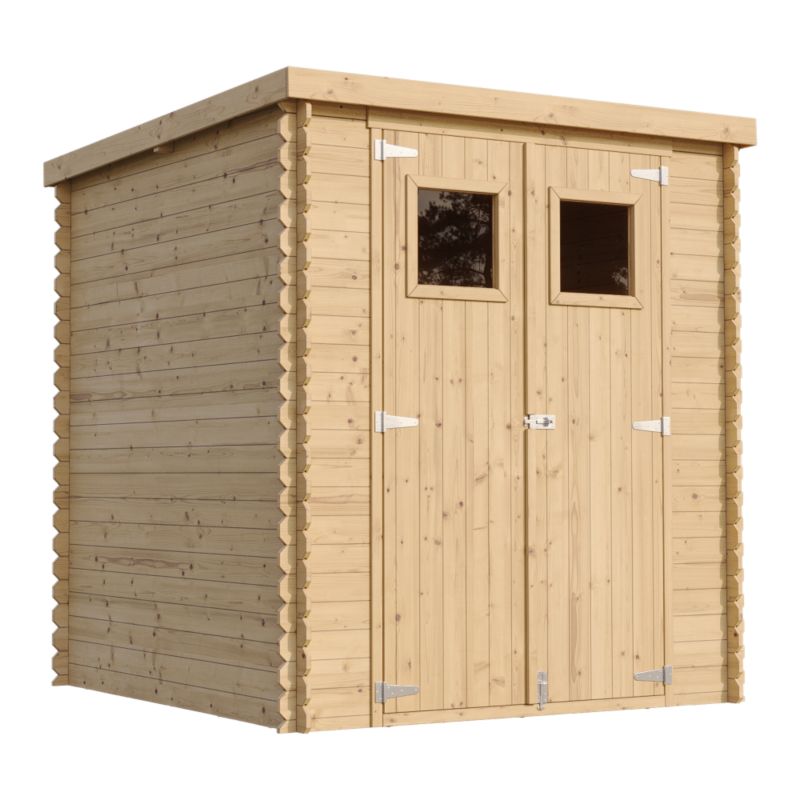 Drewniany domek ogrodowy Timbela 3.53 m² M309 drewno naturalne, grubość deski 19 mm, 1 szt.