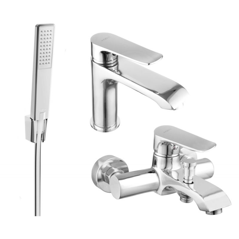 Zestaw wannowy Mexen Pecos chrom 72703R72-00 1 szt.