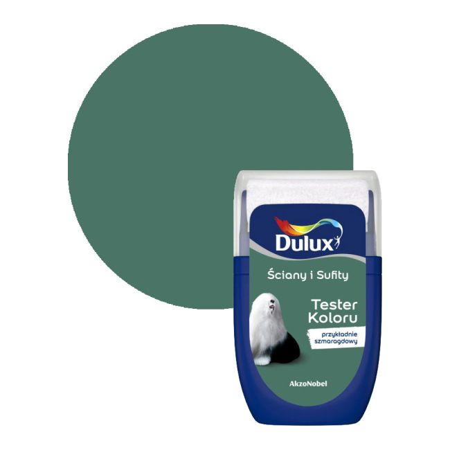 Tester farby Dulux Ściany i Sufity przykładnie szmaragdowy 0,03 l
