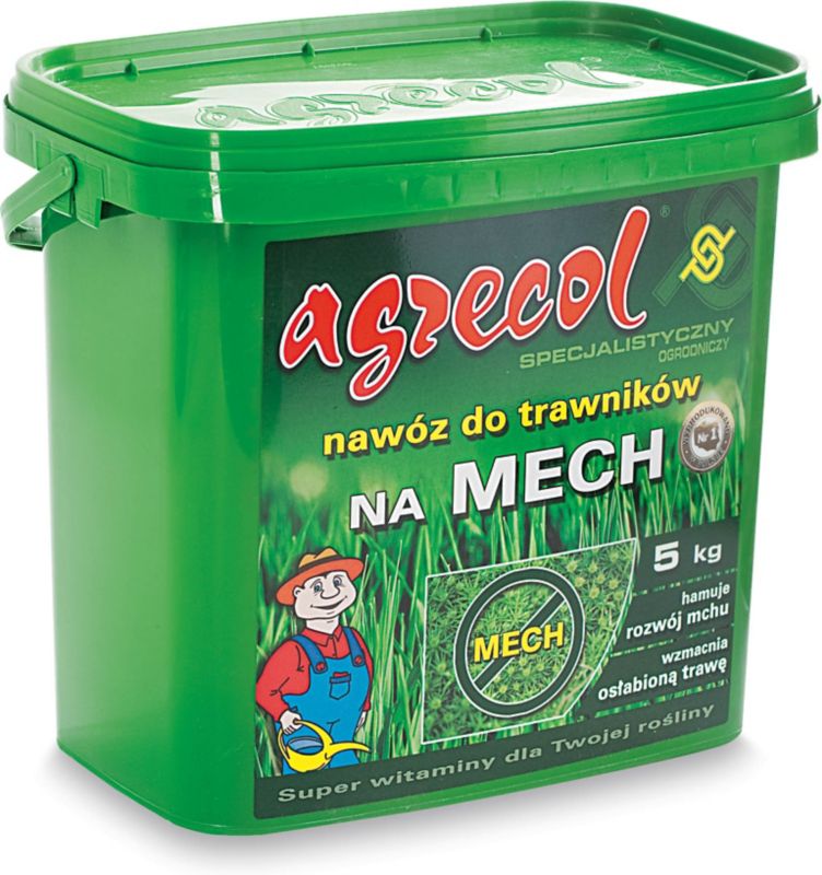 Nawóz do trawników na mech Agrecol 5 kg