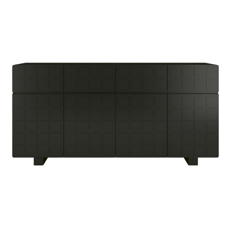 Komoda z frontami 3D Skandica CUBO long czarny 169cm 1 szt.
