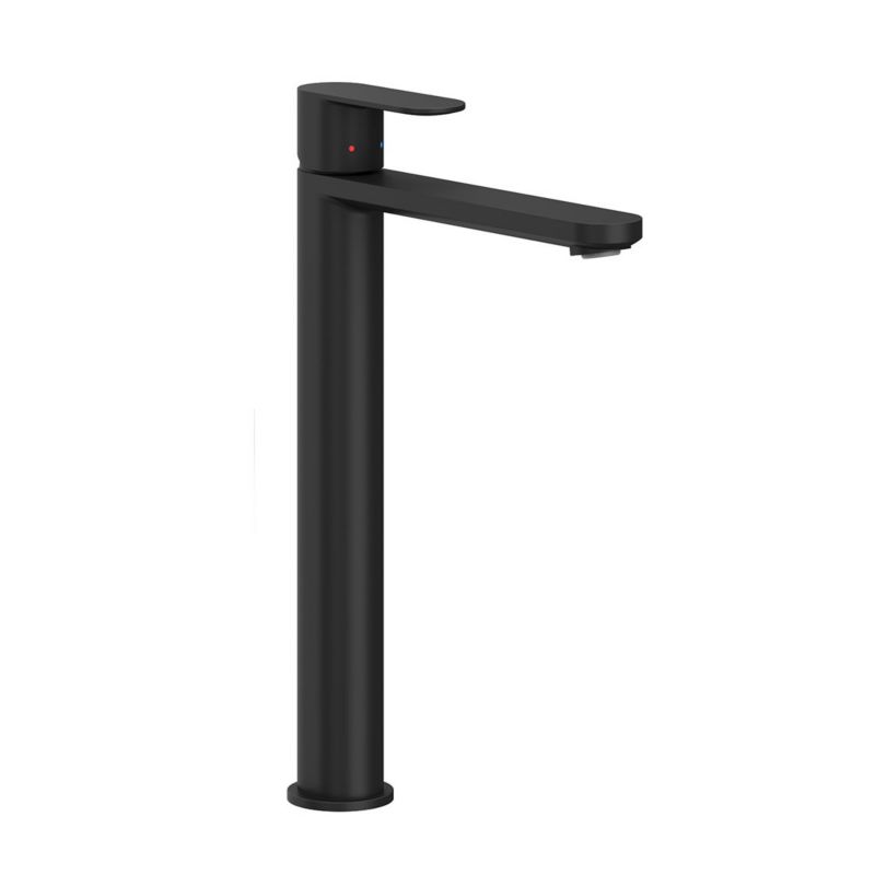 Bateria umywalkowa stojąca Ravak Chrome CR II 015.20BL bez korka 300 mm czarny 1szt