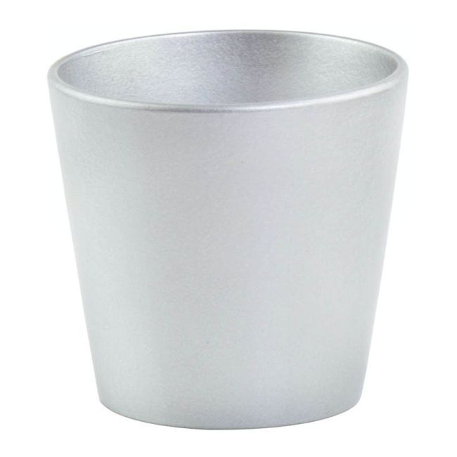 Osłonka doniczki 17 cm srebrna