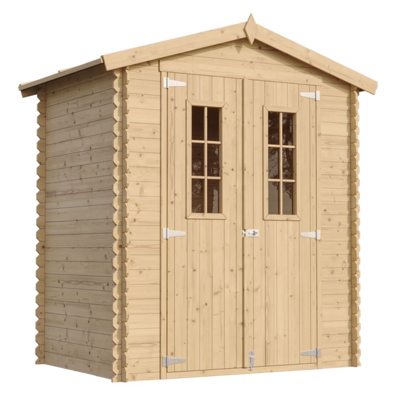 Drewniany domek ogrodowy Timbela 1.98 m² M367C drewno naturalne, grubość deski 19 mm, 1 szt.