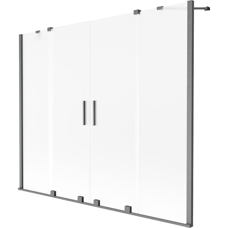 Parawan nawannowy Mexen Velar gun gray szron 180x150 cm 1 szt.