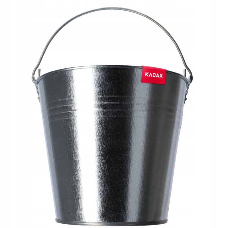 Wiadro KADAX Ocynkowane Ogrodowe metalowe Wiaderko 12 L 1szt.