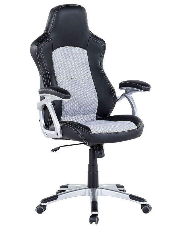 Fotel biurowy Ekoskóra Czarny Explorer 1 szt.