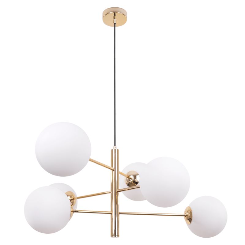 Lampa sufitowa wisząca Light Home LH Vicenza 6x E14 60W złoty 1szt.