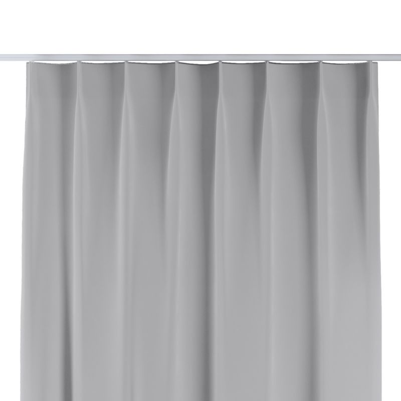 Zasłona na haczykach flex pojedynczych Dekoria 130x245 cm srebrny 1 szt.