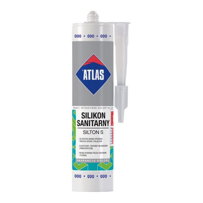 Silikon Atlas 000 transparentny 280 ml