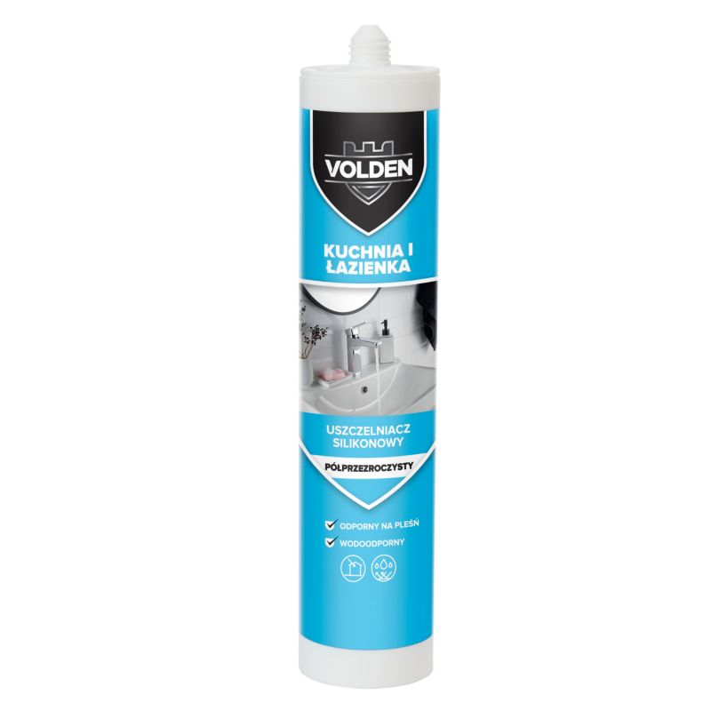 Silikon sanitarny Volden 280 ml bezbarwny