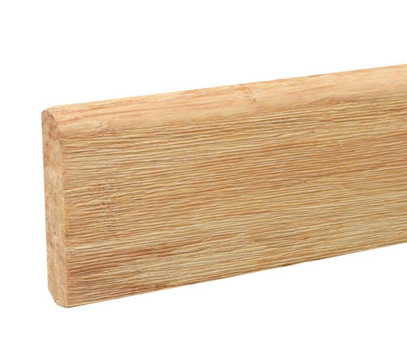 Listwa przypodłogowa drewniana Biuro Styl Bambus Natur Szczotka Olej 8 x 183 cm 1 szt.