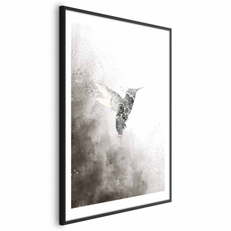 Plakat Artgeist Etniczny koliber 21x30 cm z ramą czarną 1 szt