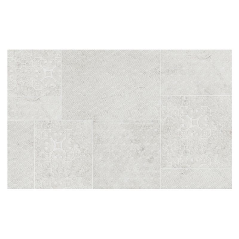 Dekor Commo GoodHome 25 x 40 cm white/grey 1,2 m2