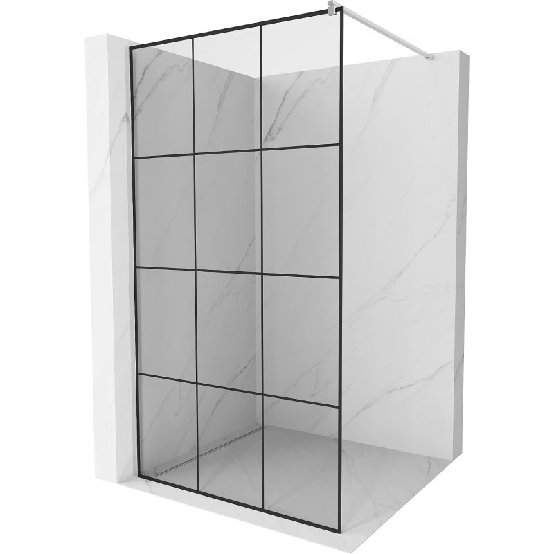 Ścianka prysznicowa Mexen Kioto czarny wzór 120x200 cm 800-120-101-01-77 1 szt.