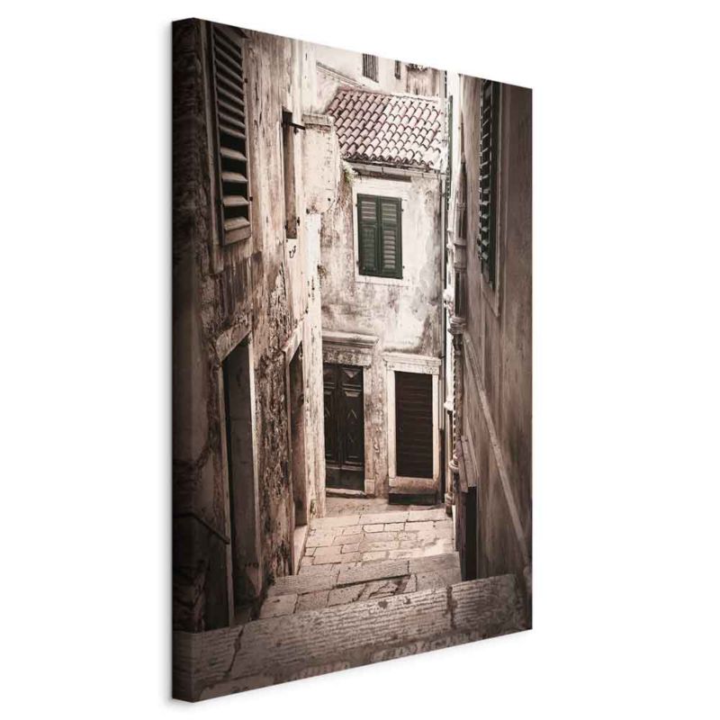Obraz Artgeist Retro uliczka 40 x 60 cm płótno włoskie 1 szt