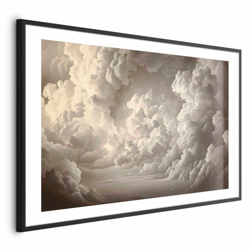 Plakat Artgeist Miękka gra światła 90x60 cm z ramą czarną 1 szt