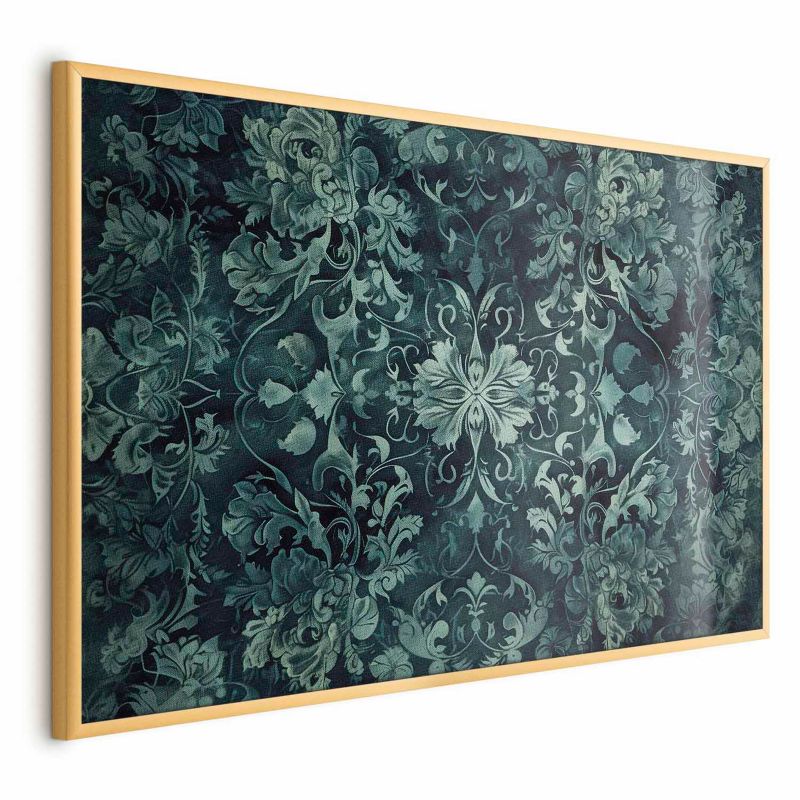 Plakat Artgeist Ornamenty dywanowe 60x40 cm z ramą złotą 1 szt