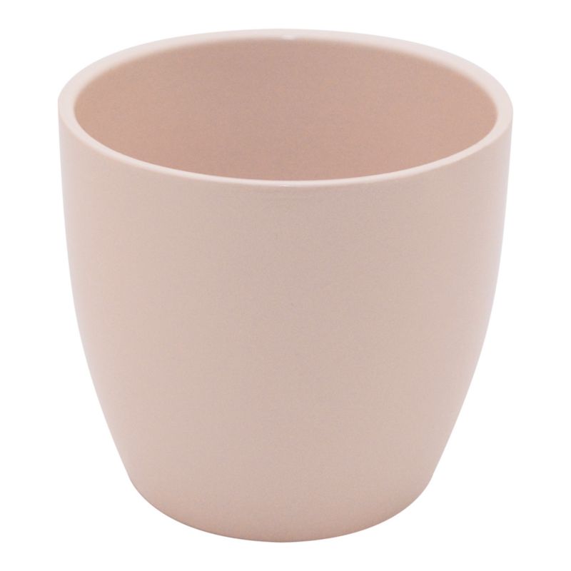 Osłonka doniczki GoodHome Emi 17 cm różowa