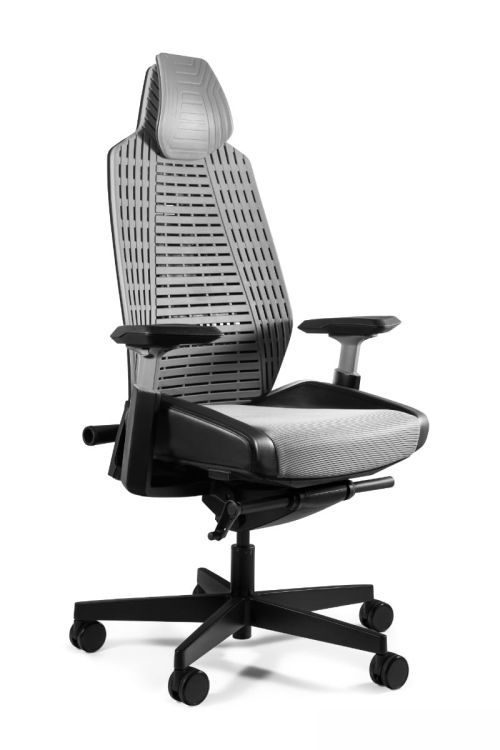 Fotel Unique biurowy RONIN czarny/szary elastomer 1 szt