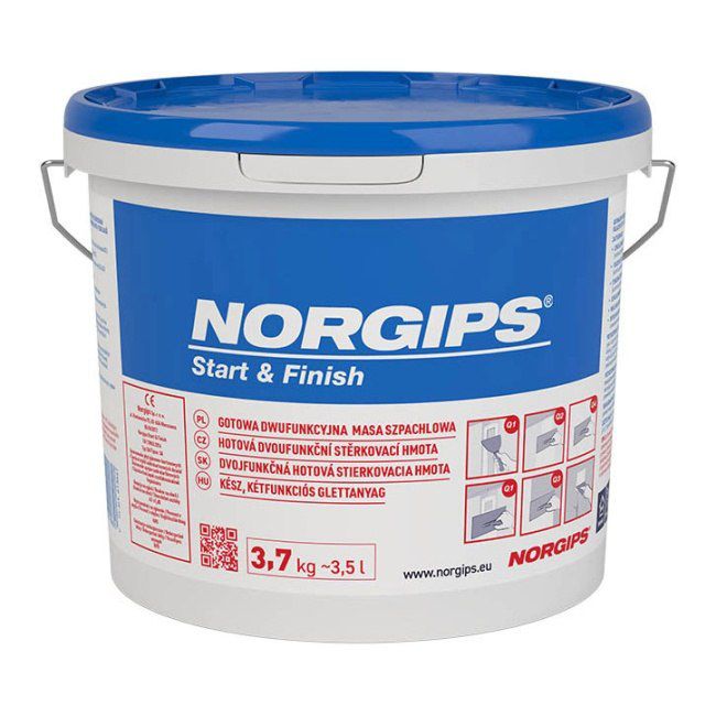 Gotowa masa szpachlowa Norgips Start & Finish 3,7 kg