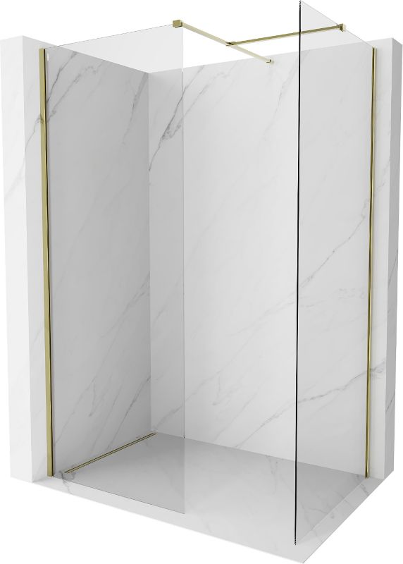 Ścianka prysznicowa Mexen Kioto-X złota 150x100 cm 800-150-202-50-00-100-X1 szt.