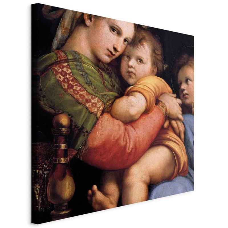 Obraz Artgeist Madonna na krześle 40 x 40 cm płótno włoskie 1 szt