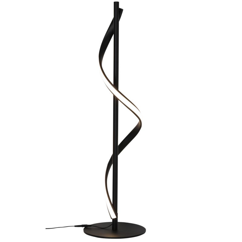 Lampa podłogowa LED XUDO 20W 90cm Biały neutralny 4000K Czarna 1 szt.