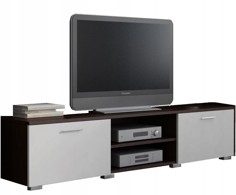 Szafka rtv Matkam stolik ROMA 150 cm Per biały-wenge 1 szt.