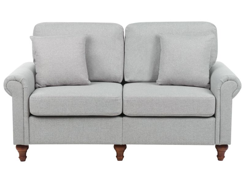 Sofa 2-osobowa jasnoszara Ginnerup 1 szt.