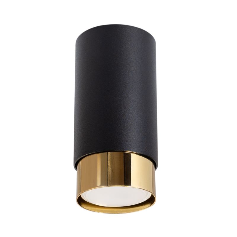 Plafon Sollux Lighting NERO 12,5 czarny/złoty 1 szt.