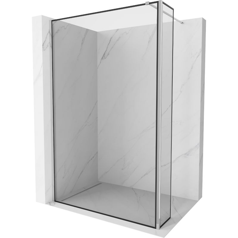 Ścianka prysznicowa Mexen Kioto czarny wzór 100x40 cm 800-100-212-01-70-040 1 szt.