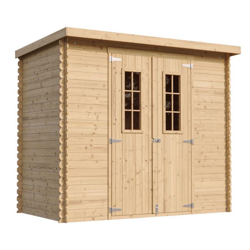 Drewniany domek ogrodowy i podłoga Timbela 2.63 m² M310CM310G drewno naturalne, grubość deski 19 mm, 1 szt.