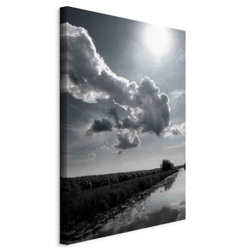 Obraz Artgeist Słońce nad chmurami 60 x 90 cm flizelina 1 szt