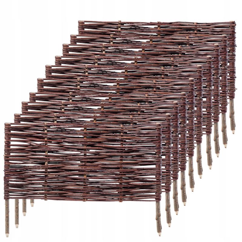 Palisada Wiklinowa KADAX Płotek 60x40cm Obrzeże 10szt