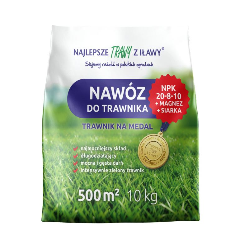 Nawóz do trawnika Najlepsze Trawy z Iławy 10 kg