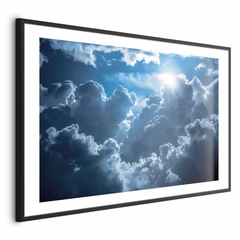 Plakat Artgeist Ożywiona sceneria 90x60 cm z ramą czarną 1 szt
