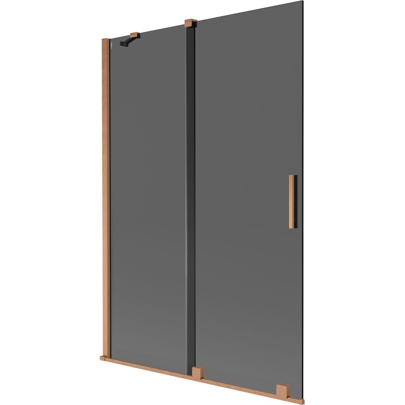 Parawan nawannowy rozsuwany Mexen Velar grafitowy 120 x 150 cm 1 szt.