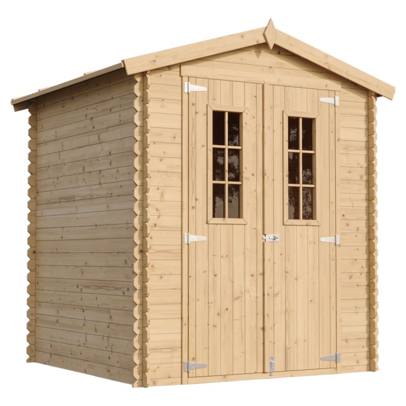 Drewniany domek ogrodowy i podłoga Timbela 2.82 m² M320CM320G drewno naturalne, grubość deski 19 mm, 1 szt.
