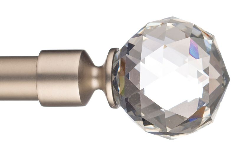 Końcówka karnisza Colours Foxtrot chrom mat 19 mm