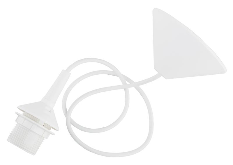 Zawiesie do lampy 1 x 60 W E27 białe